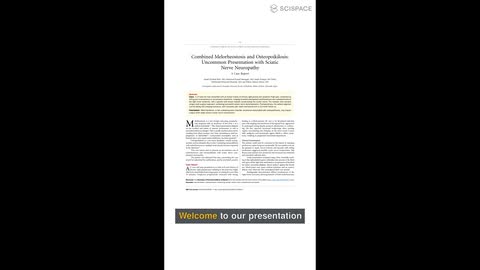 Combined Melorheostosis and Osteopoikilosis with Sciatic Nerve Neuropathy