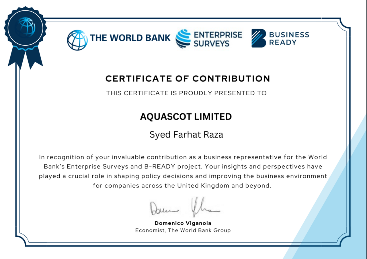 Certificate of Contribution