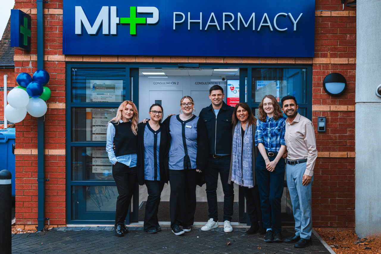 England rugby star opens pharmacy