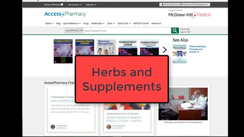 Herbs and Supplements