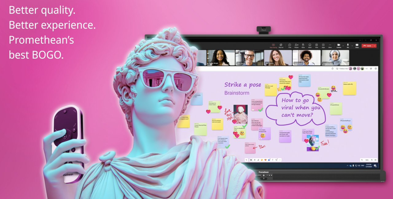 Rethink Workplace Collaboration with Promethean’s BOGO Offer!