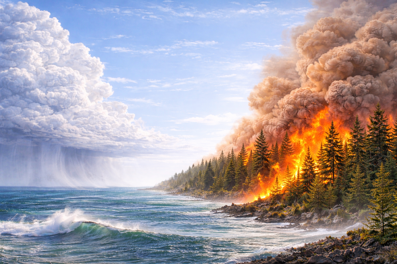 Tropical Weather Exacerbates Heat Waves and Fire Risks in the Pacific Northwest Region