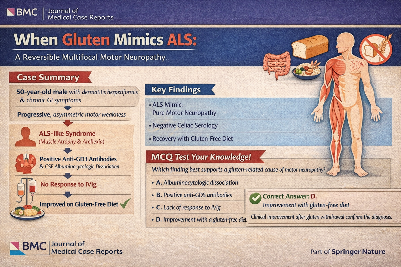 A Treatable ALS Mimic: Multifocal Motor Neuropathy Associated with Gluten Intolerance