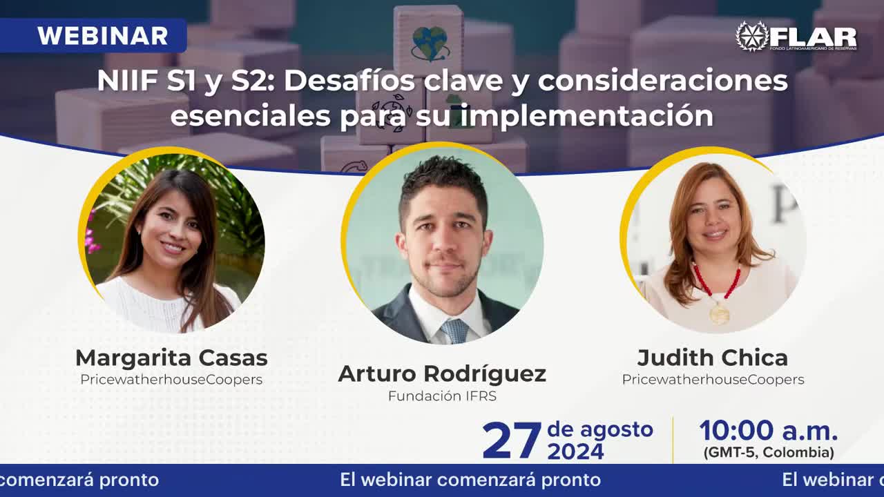Webinar | NIIF S1 y S2: Desafíos clave y consideraciones esenciales para su implementación | 2024
