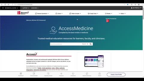 Video and Audio resources on AccessMedicine