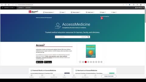 Books on AccessMedicine