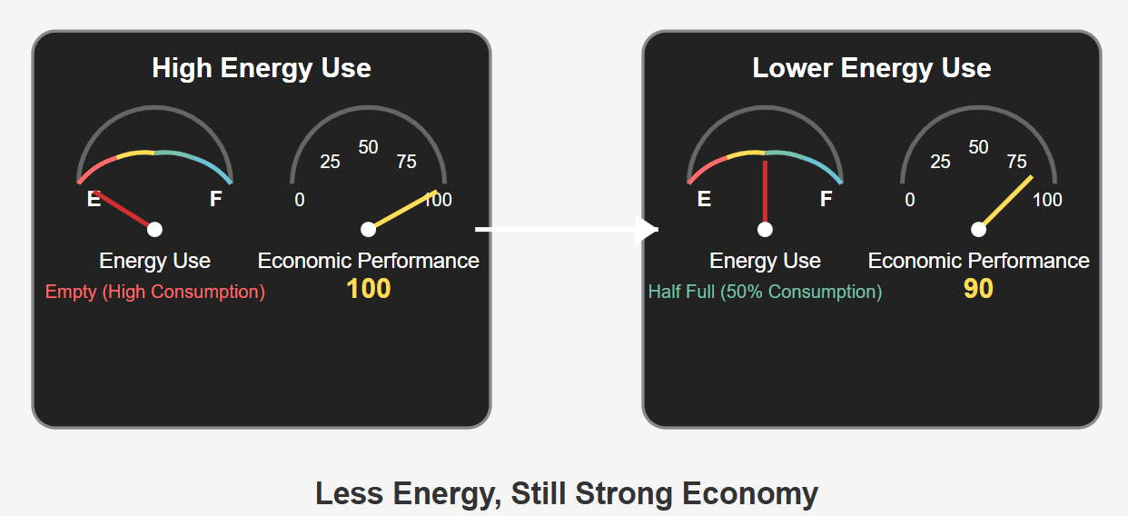 Unpacking the Energy-Economy Puzzle: Does Cutting Energy Use Really Hurt Growth?