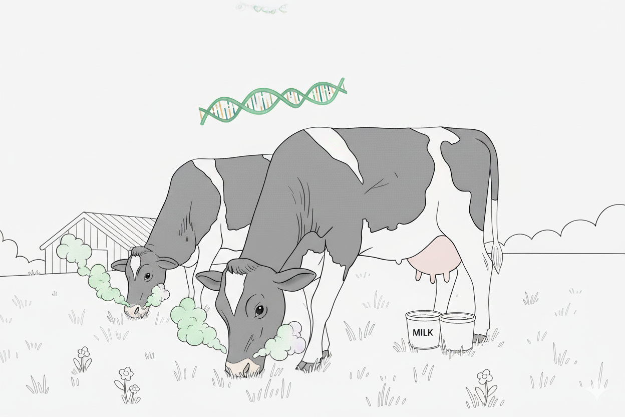 Genes, Milk, and Nitrogen: Decoding How Cows Manage Waste at the Genomic Level
