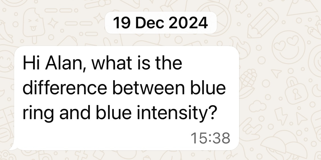 The two shades of blue: How a text message sparked a clarification in dendrochronology