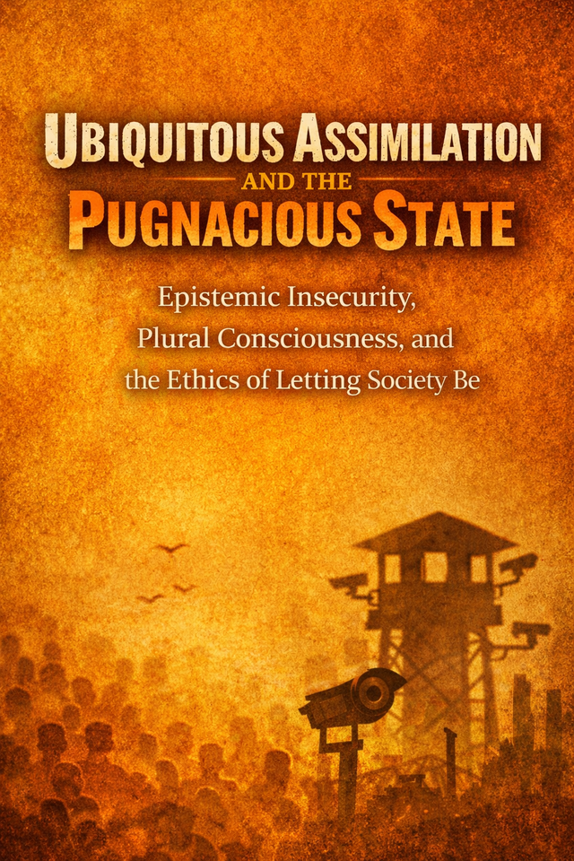 Ubiquitous Assimilation and the Pugnacious State: Epistemic Insecurity, Plural Consciousness, and the Ethics of Letting Society Be