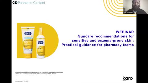 WEBINAR ON-DEMAND: Suncare recommendations for sensitive and eczema-prone skin: Practical guidance for pharmacy teams