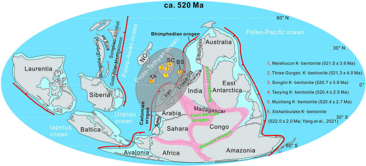 Volcanic ash across continents and a data reboot: Unravelling the mystery of the Cambrian ‘Strangelove ocean’