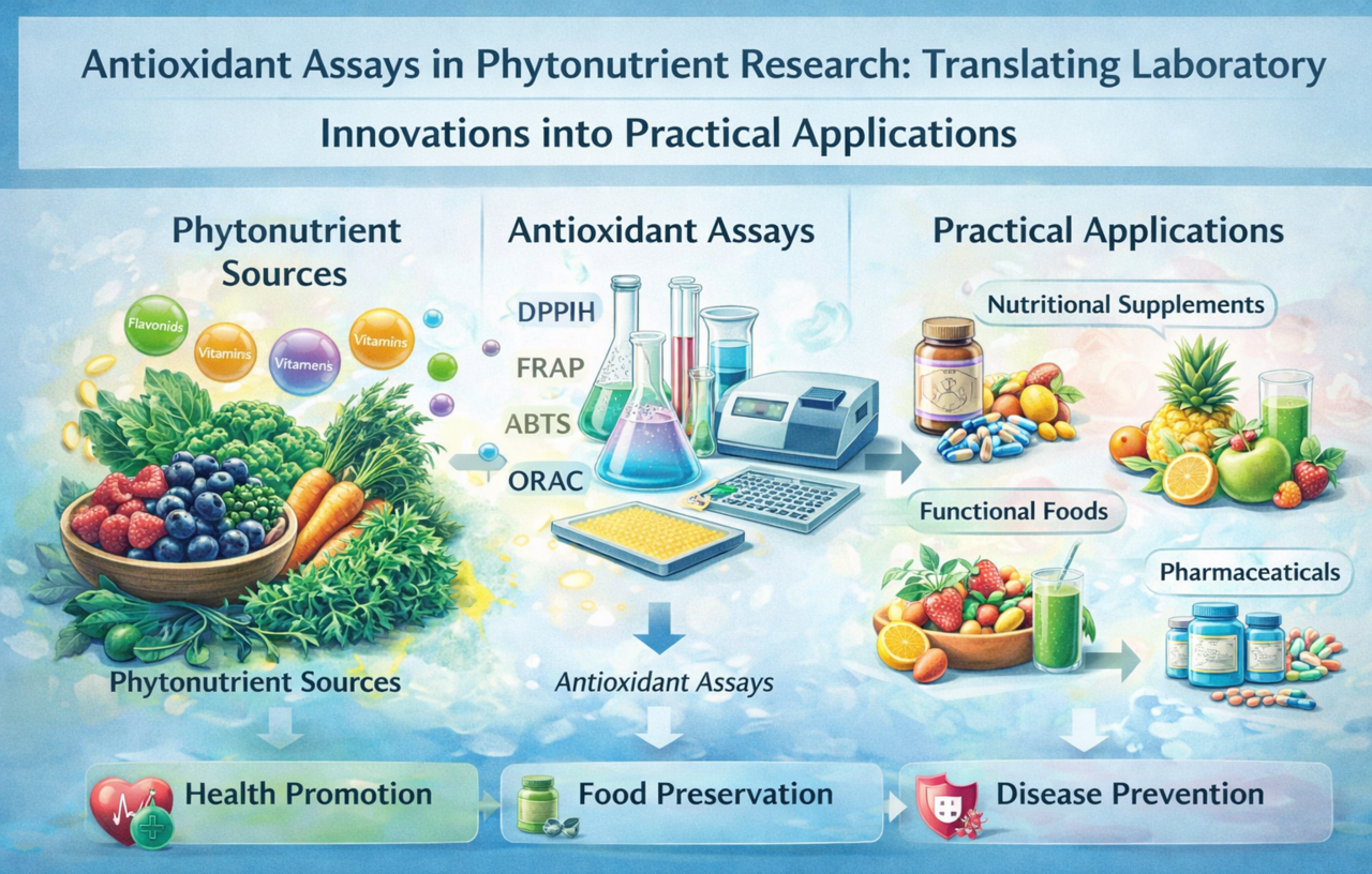 Antioxidant Assays in Phytonutrient Research: Translating Laboratory Innovations into Practical Applications