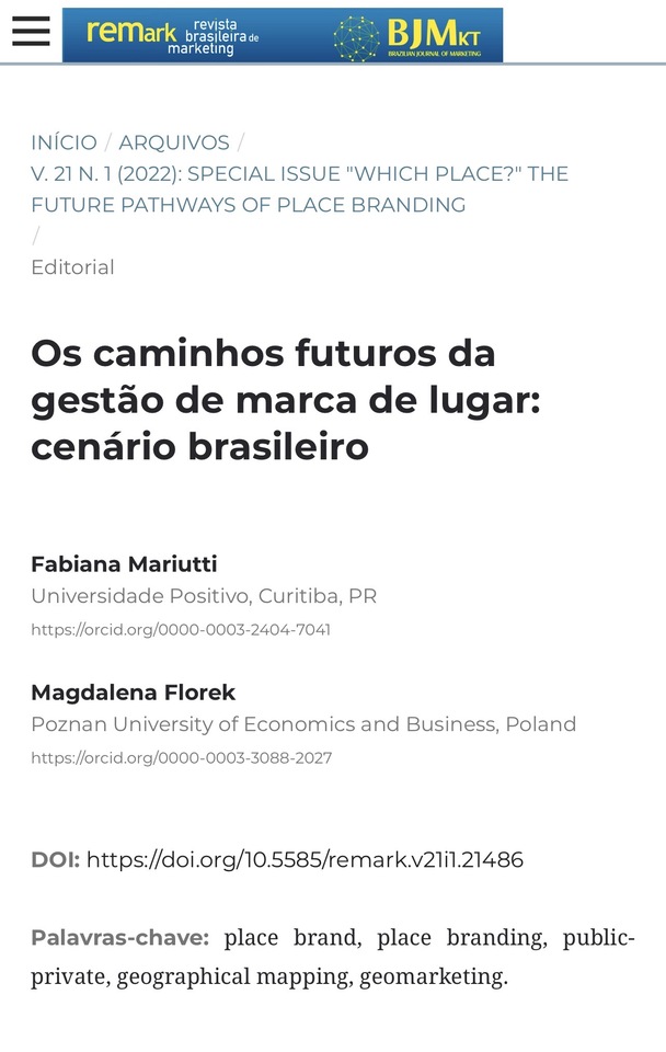 "Which place?" The Future Pathways of Place Branding